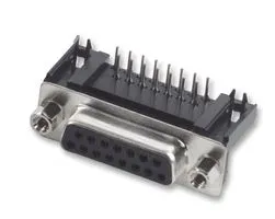 Multicomp Pro 8Lcm015S-304B-Xx Connector, D Sub, Recpt, Tht, R/a, 15Way