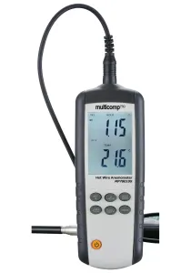 Multicomp Pro Mp780109 Hot Wire Thermal Anemometer, 0.1-25 M/s