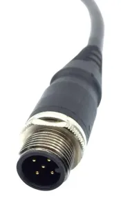 Multicomp Pro Mpm12-Sma-5Pvc3 Sensor Cord, 5P M12 Plug-Free End, 3M