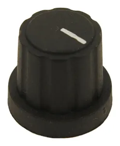 Multicomp Pro Mp3450 Knob, Round Skirted, 19.3Mm, Black