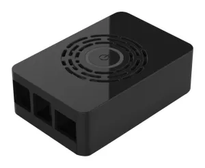 Multicomp Pro Asm-1900143-21 Rpi 4 Case W/pwr Button - Black