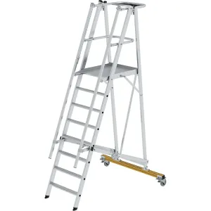 Hliníkový plošinový rebrík, pojazdný MUNK