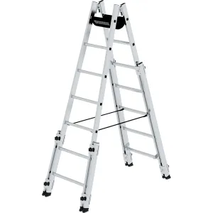 Hliníkový stojaci rebrík s priečľami MUNK