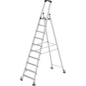 Stojací rebrík so stupňami, jednostranný MUNK #3726922