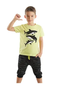 mshb&g Sharks Boy T-shirt Capri Shorts Set #9226033