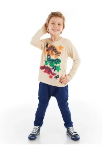 Mushi Colorful Dinos Boy's T-shirt Trousers Set