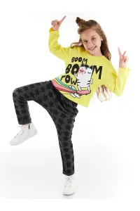 Mushi Boom Boom Cat Girl's T-shirt Trousers Set