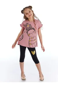 mshb&g Love Cat Girl Child T-shirt Tights Set