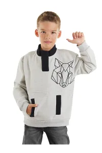 Mushi Wolf Boy Gray Sweatshirt