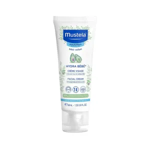 Mustela Hydra Bébé® Facial Cream 40 ml denný pleťový krém pre deti na normálnu pleť #4581118