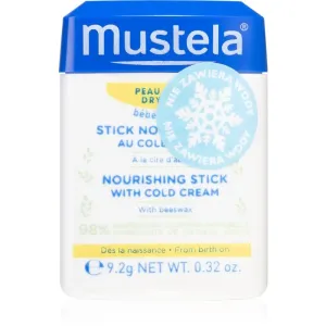 Mustela Vyživujúce a hydratačné tyčinka na pery a líca ( Nourish Stick with Cold Cream ) 9,2 g