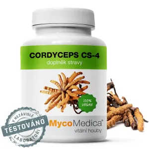 Cordyceps v optimálnej koncentrácii MycoMedica 90 rastlinných kapsúl