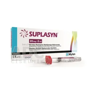 SUPLASYN sterilný roztok hyaluronátu sodného 20 mg/2 ml 1x2 ml