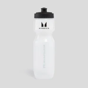 Športová fľaša na vodu Myprotein – priehľadná/čierna