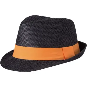 Myrtle Beach Letný klobúk MB6564 - Čierna / oranžová | L/XL #1394879