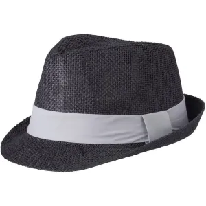 Myrtle Beach Letný klobúk MB6564 - Čierna / svetlošedá | L/XL