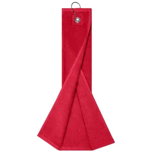 Myrtle Beach Golfový uterák MB432 - Červená | 30 x 50 cm