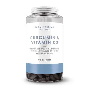 Kurkumín & Vitamín D3 - 180capsules
