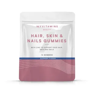 Myvitamins Hair Skin and Nails Gummies (Sample) - 14gummies - Čučoriedka