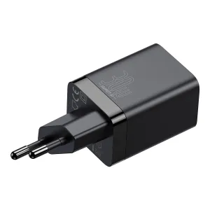 Baseus CCSUPP-E01 Super Si Quick Nabíječka USB + USB-C 30W Black