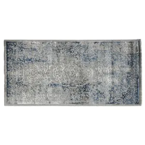 PLOCHO TKANÝ KOBEREC, 70/140 cm, modrá, sivá #3856354