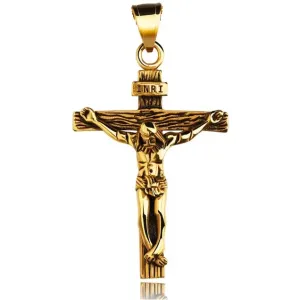 Prívesok na retiazku Jesus Cross Zlatá KP28571