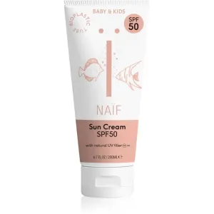 Naif Baby & Kids Sun Cream SPF 50 opaľovací krém pre deti SPF 50 200 ml