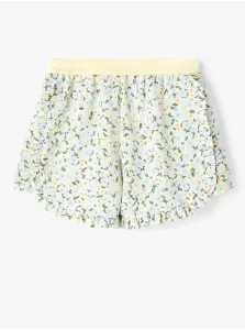 Yellow-Blue Girly Floral Shorts Name it Finna - unisex #696184