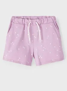 Light purple girly patterned shorts name it Henny - Girls #6746141