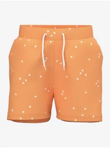 Orange Girly Patterned Shorts name it Henny - Girls #6746153