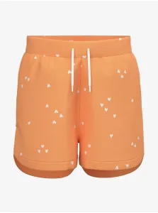 Orange Girly Patterned Shorts name it Henny - Girls #6725244