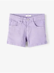 Light Purple Girly Denim Shorts name it Rose - Girls #6689272