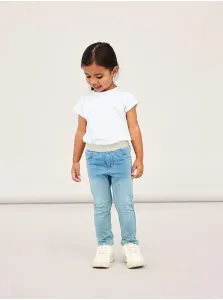 Light blue girls' jeans with embroidered effect name it Salli - unisex #695817