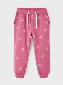 Pink Girly Patterned Sweatpants name it Trina - Girls #583069