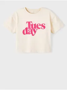 Creamy Girly T-shirt name it Balone - Girls #4917621