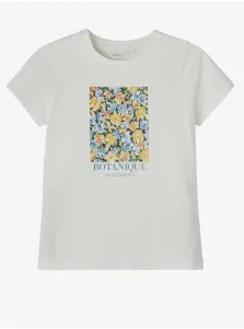 Creamy Girly Patterned T-Shirt Name It Damily - Unisex #694244