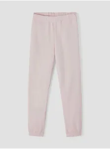 Detské nohavice Name it ružová farba, jednofarebné #194376