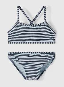 White-Blue Girls' Striped Two Piece Swimwear name it Felisia - Unisex #695710