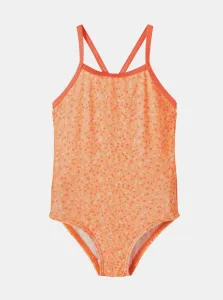 Orange Girls Patterned One Piece Swimwear name it Felisia - Unisex #695743