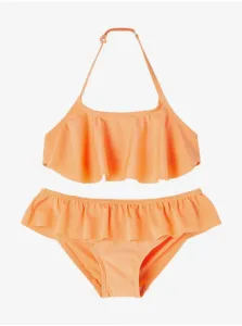 Oranžové dievčenské dvojdielne plavky name it Fini
