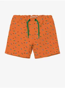 Oranžové chlapčenské vzorované plavky name it Zimmi #4917510