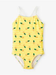 Yellow Girly Patterned Swimwear Name It Ziza - Girls