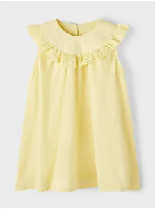 Svetlo žlté dievčenské šaty name it Fetulle