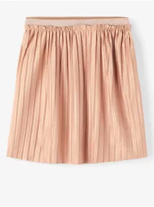 Béžová dievčenská plisovaná sukňa name it Omette #694616
