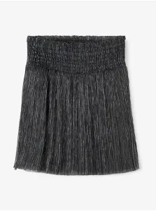 Čierna dievčenská krátka plisovaná sukňa name it Viviun #694640
