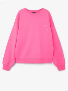 Dark pink girly oversize sweatshirt name it Kolid - Girls #658528