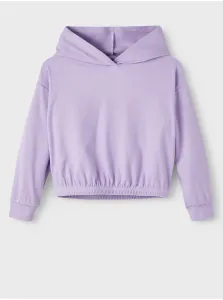 Light purple girly hoodie name it Louise - Girls #4917749