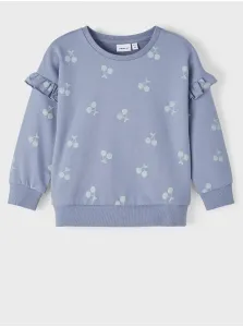 Blue Girly Patterned Sweatshirt name it Trina - Girls #583039