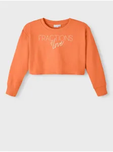 Orange girly sweatshirt name it Vanita - Girls