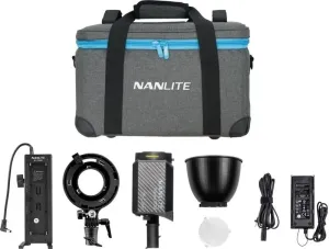 Nanlite Nanltie Forza 60B s držiakom batérií a Bowens adaptérom